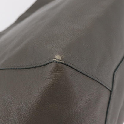 Celine Phantom Cabas Leather, Gray, Leather, Tote Bag