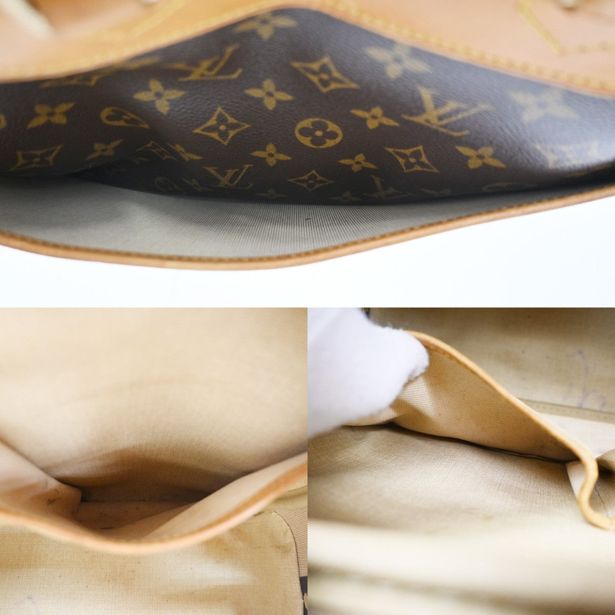 Louis Vuitton Trouville Monogram Canvas, Brown, Canvas, Handbag