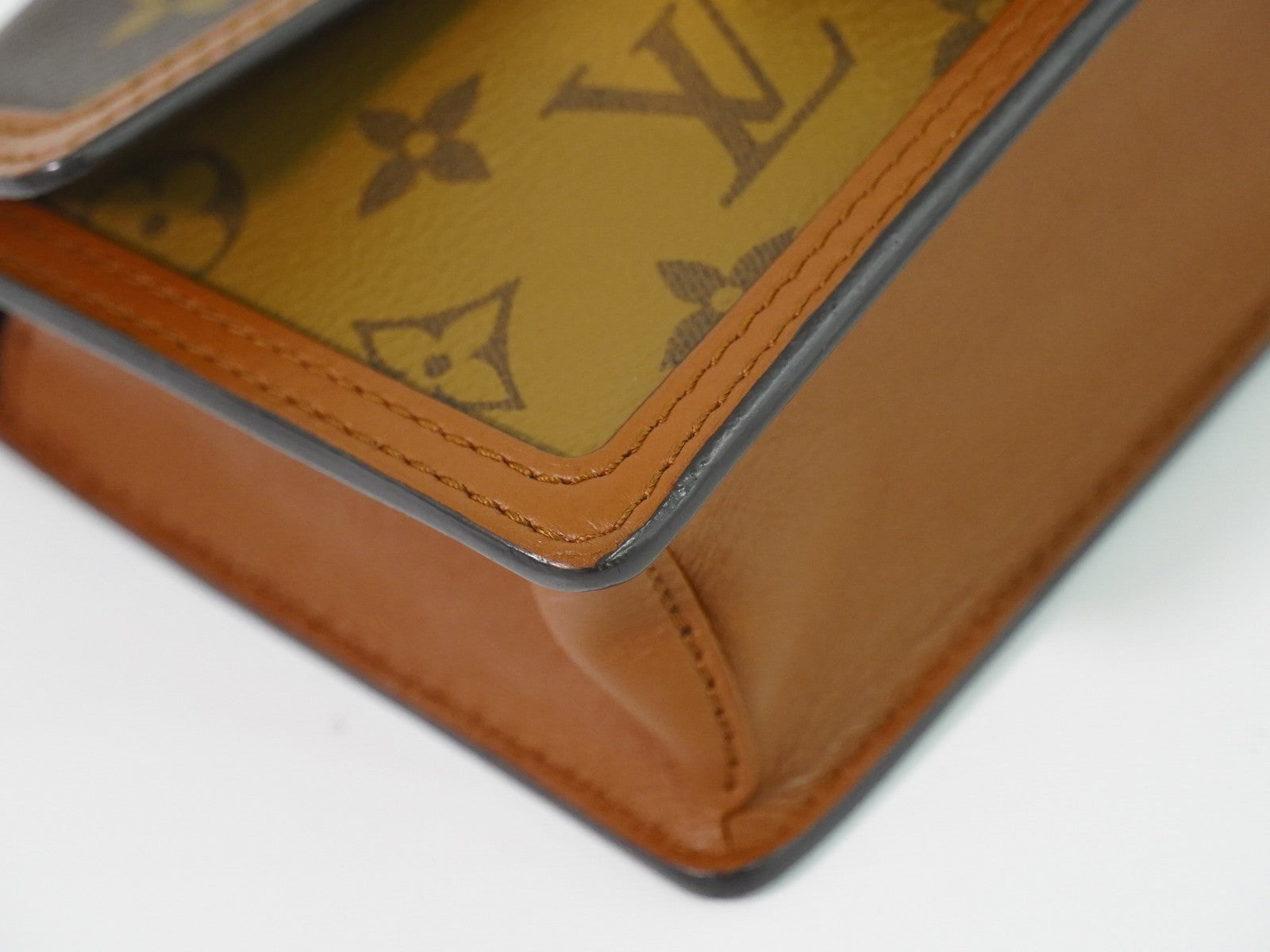 Louis Vuitton Dauphine Reverse Monogram Canvas, Brown, Canvas, Shoulder Bag
