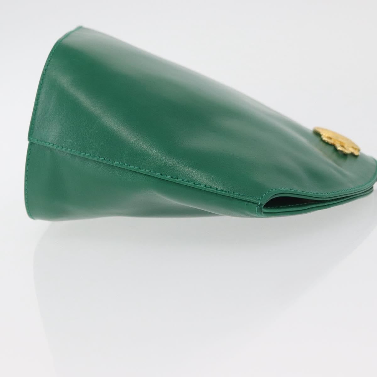 Salvatore Ferragamo Shoulder Bag Leather, Green, Leather, Shoulder Bag