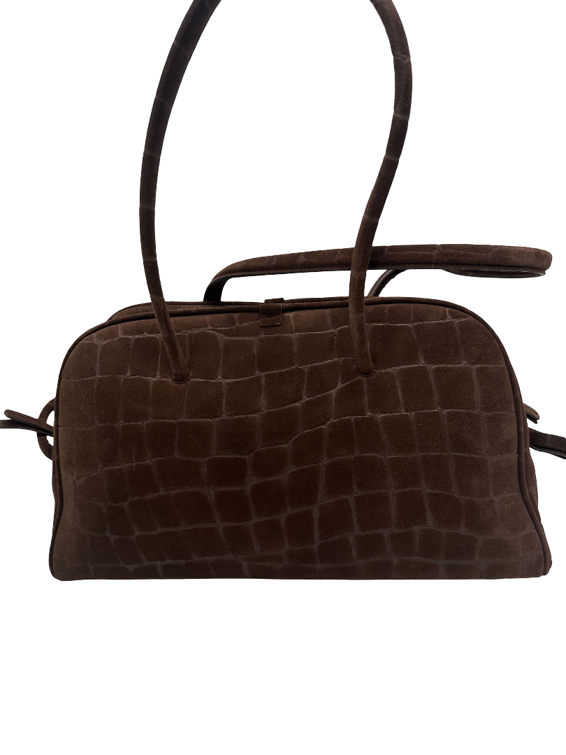 Jacquemus TURISMO Suede, BROWN, SUEDE, Handbag
