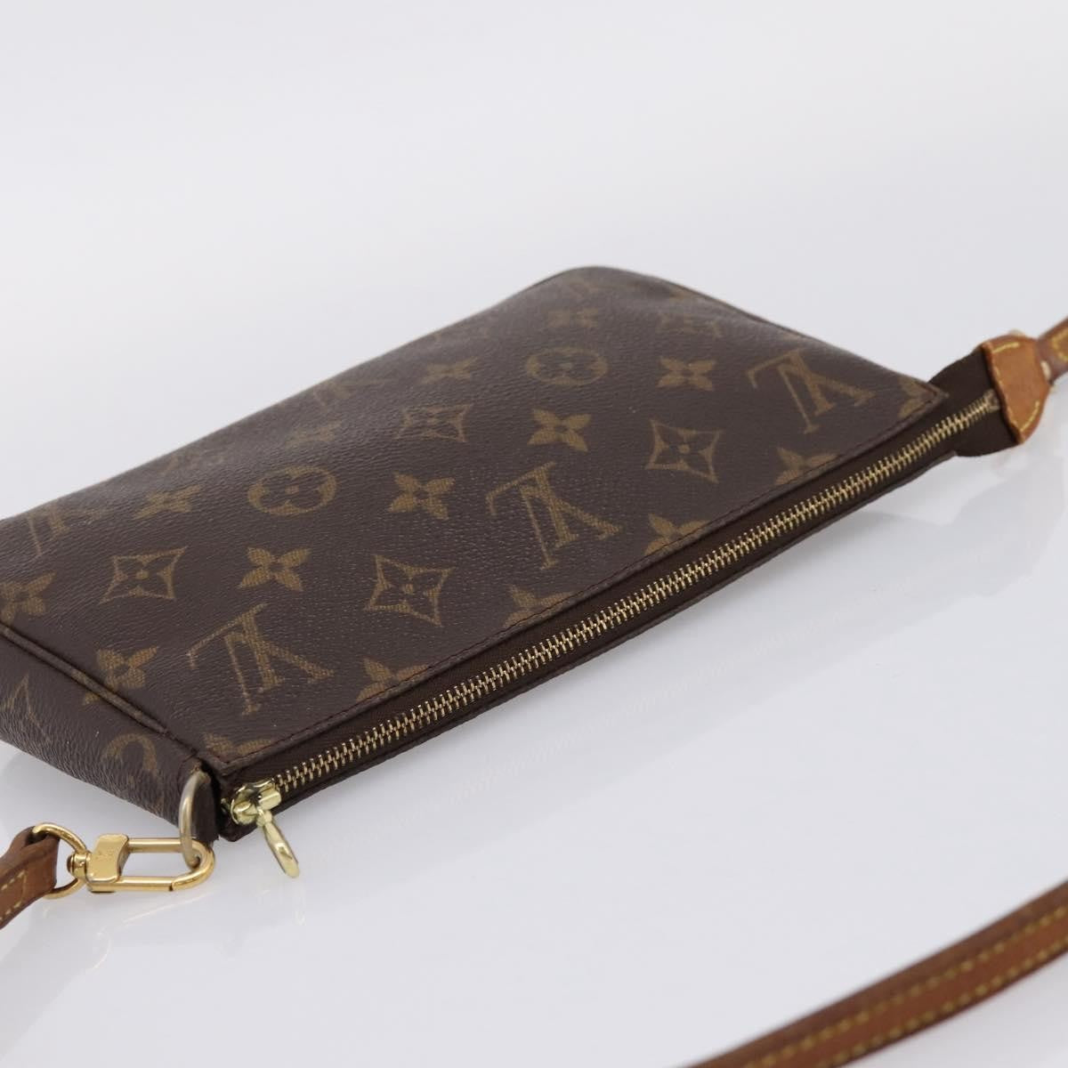 Louis Vuitton Pochette Accessoires NM Monogram Canvas, Brown, Canvas, Clutch