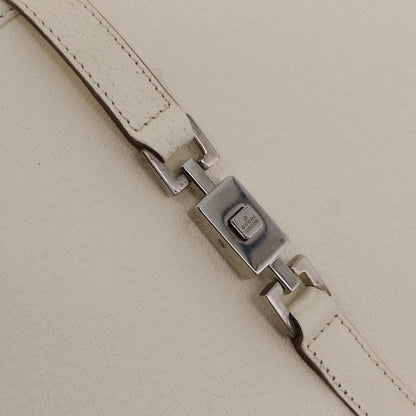 Gucci Jackie Soft Leather, White, Leather, Tote Bag
