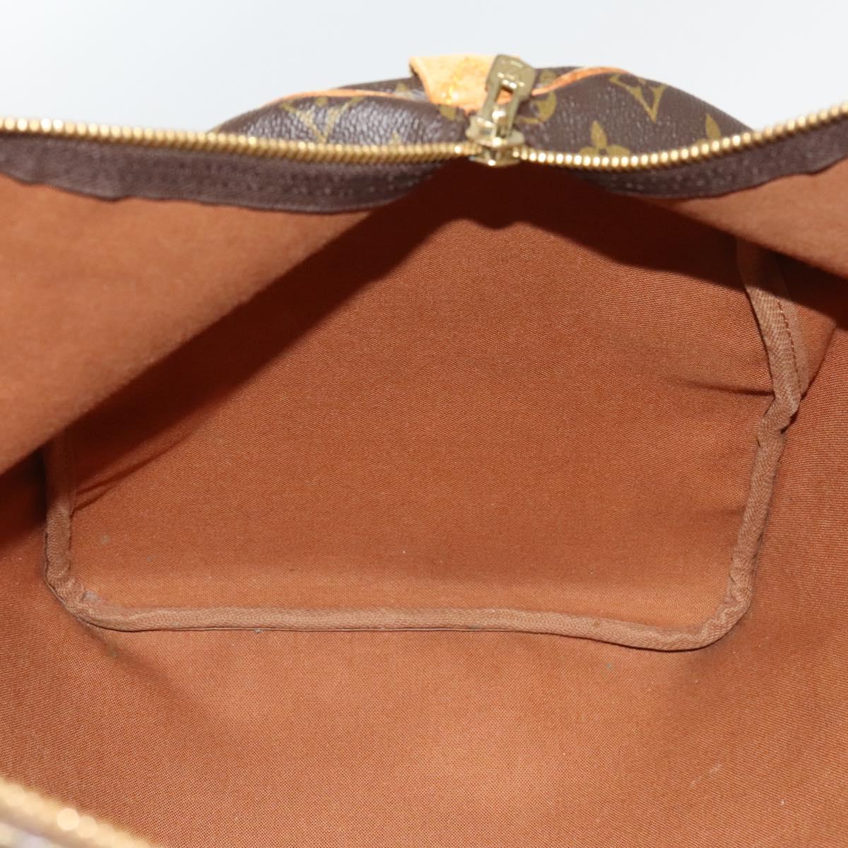 Louis Vuitton Keepall Bag Monogram Canvas, BROWN, CANVAS, Travel bag