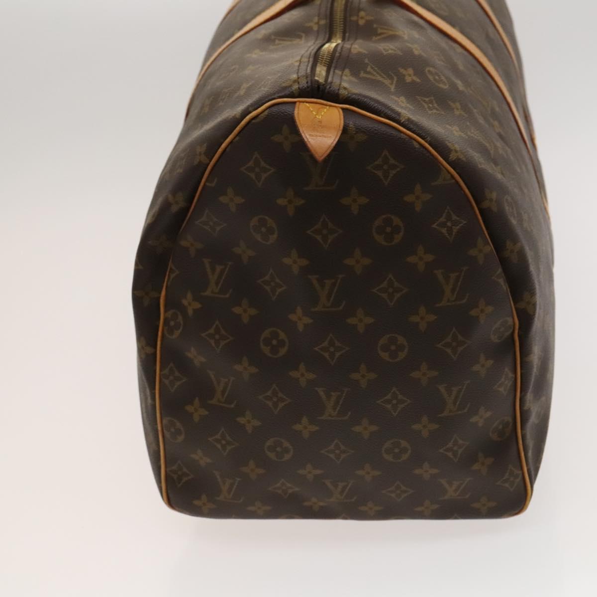 Louis Vuitton Keepall Bag Monogram Canvas, BROWN, CANVAS, Travel bag
