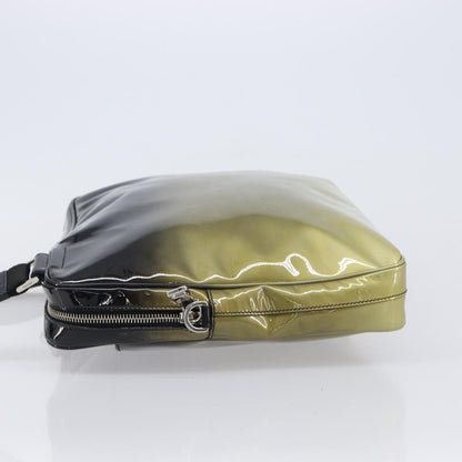 Prada Shoulder Bag Patent leather, Green, Patent Leather, Shoulder Bag