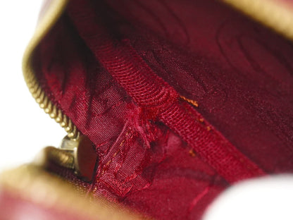 Cartier Must de Cartier Leather, Burgundy, Leather, Shoulder Bag