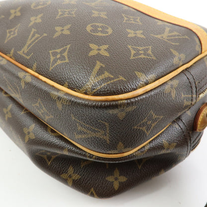 Louis Vuitton Reporter Monogram Canvas, Brown, Canvas, Shoulder Bag