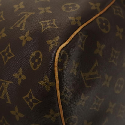 Louis Vuitton Keepall Bandouliere Bag Monogram Canvas, BROWN, CANVAS, Travel bag