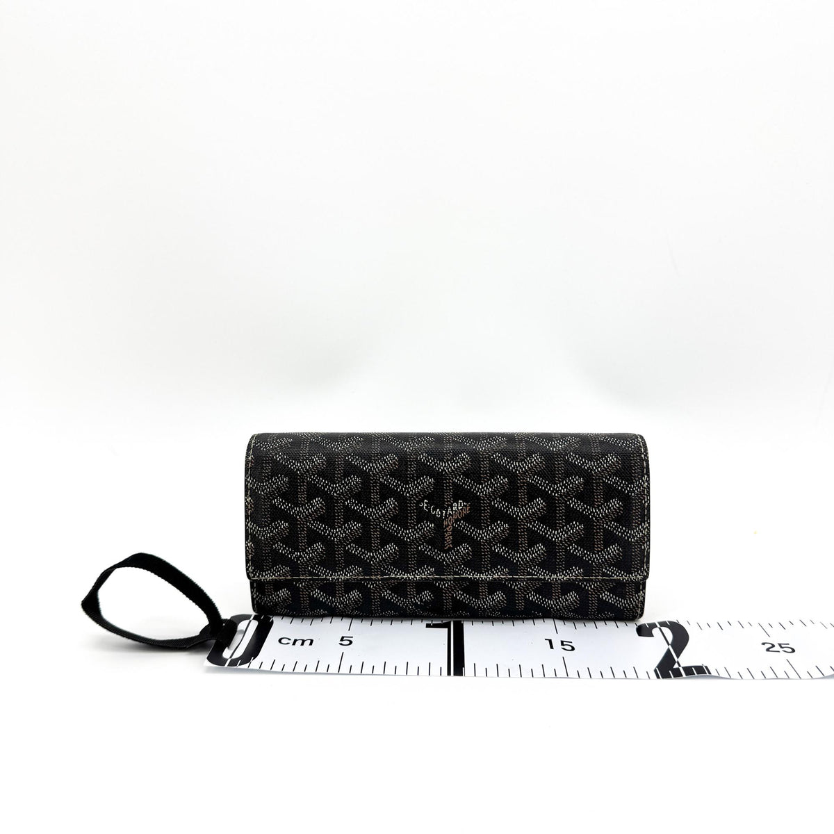 Goyard Richelieu Coated Canvas, Black, Canvas, Wallet