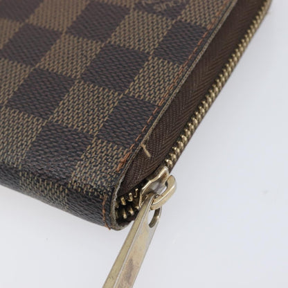 Louis Vuitton Zippy Organizer Damier, Brown, Canvas, Wallet
