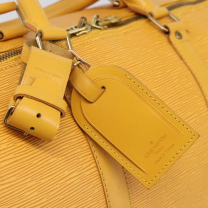 Louis Vuitton Keepall Epi Leather, Yellow, Leather, Travel Bag