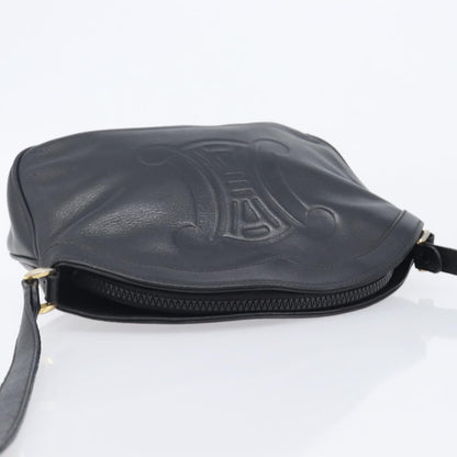 Gucci Shoulder Leather, Black, Leather, Shoulder Bag