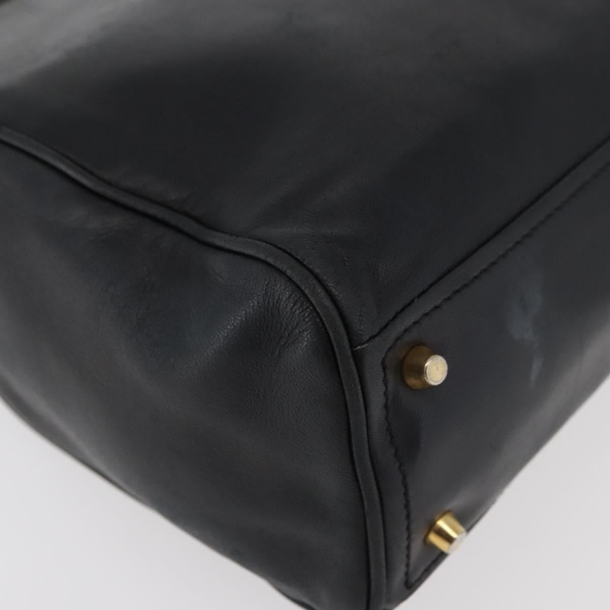 Prada Tote Leather, Black, Leather, Tote Bag