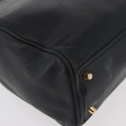 Prada Tote Leather, Black, Leather, Tote Bag