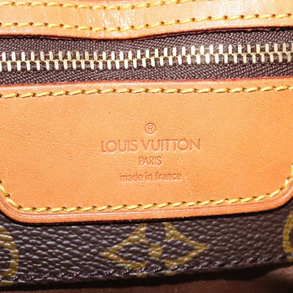 Louis Vuitton Shopping Sac Monogram Canvas, Brown, Canvas, Handbag