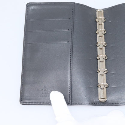 Louis Vuitton Agenda Cover Monogram Empreinte Leather, Gray, Canvas, Wallet