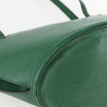 Louis Vuitton Saint Jacques Handbag Epi Leather, GREEN, LEATHER, Shoulder bag