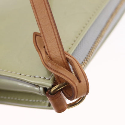 Louis Vuitton Lexington Pochette Monogram Vernis, Beige, Patent Leather, Clutch