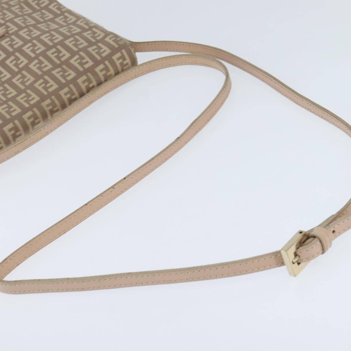 Fendi Mama Messenger Bag Zucca Canvas, BEIGE, CANVAS, Crossbody bag