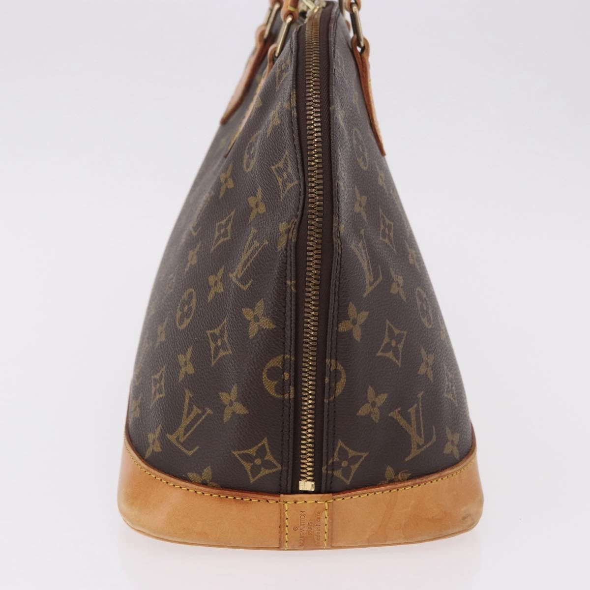Louis Vuitton Vintage Alma Monogram Canvas, Brown, Canvas, Handbag