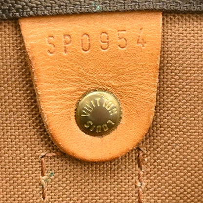 Louis Vuitton Keepall Monogram, Brown, Canvas, Travel Bag