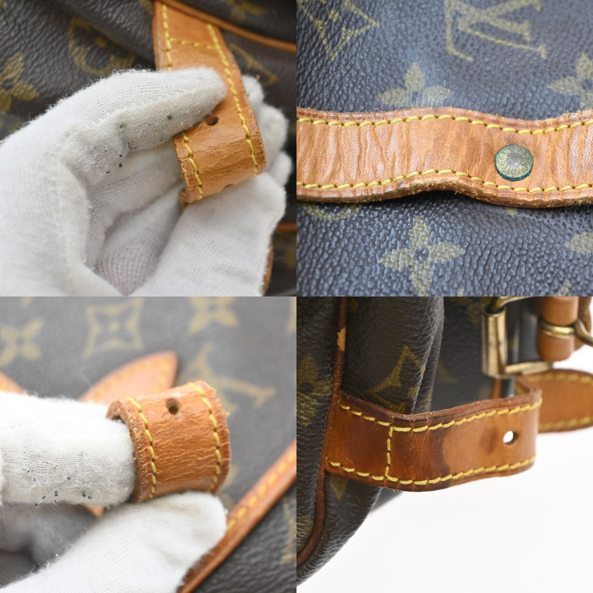 Louis Vuitton Saumur Monogram, Brown, Canvas, Shoulder Bag