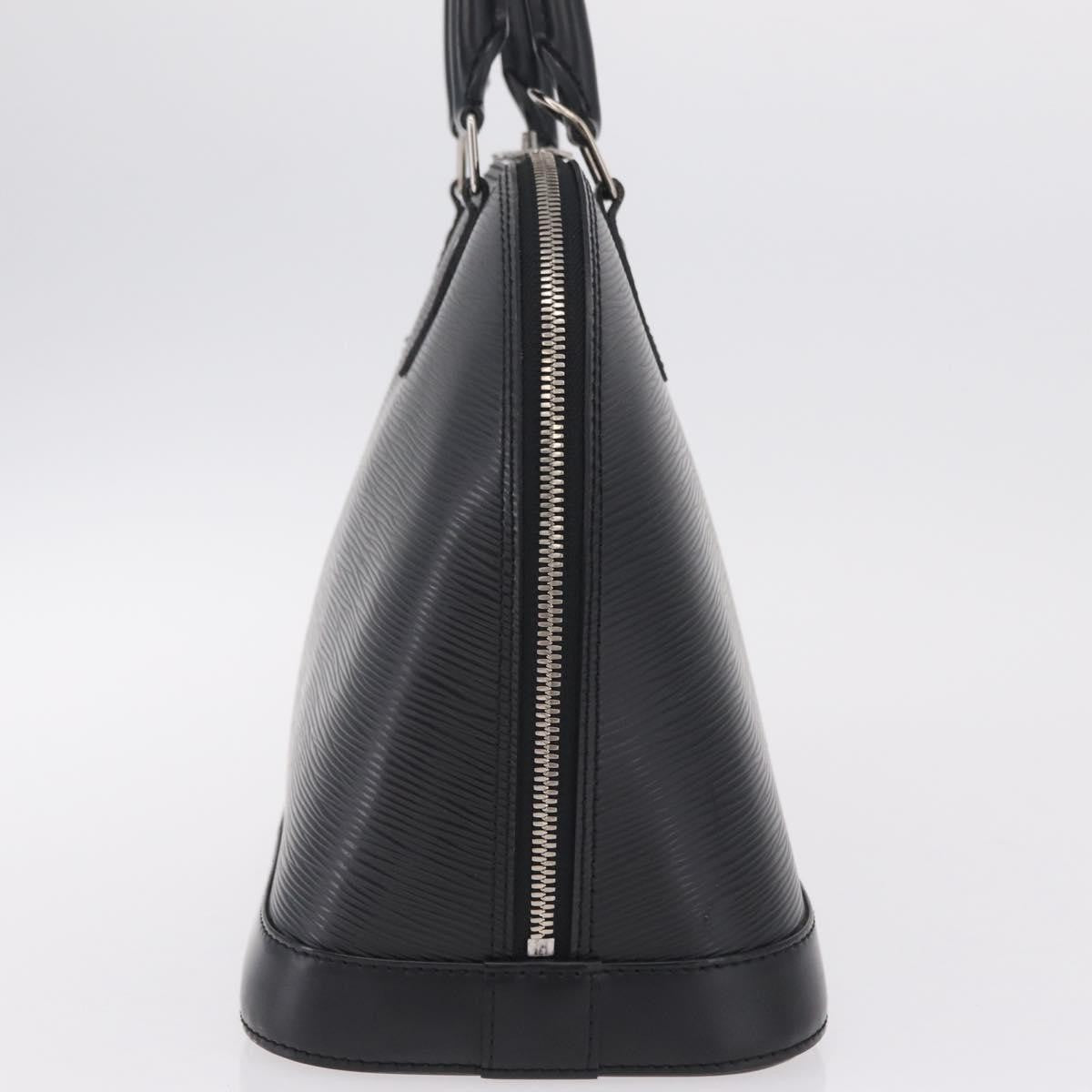 Louis Vuitton Alma Epi Leather, Black, Leather, Handbag