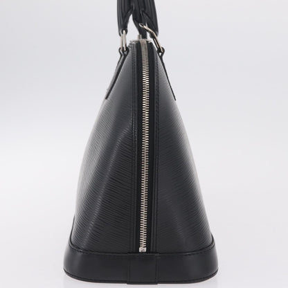 Louis Vuitton Alma Epi Leather, Black, Leather, Handbag