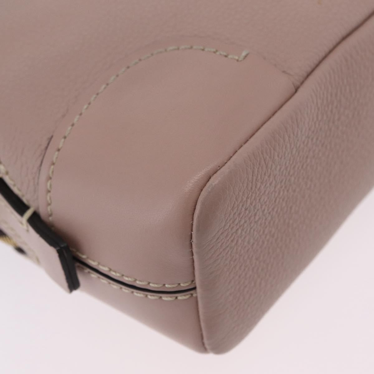 Chloe Daria Chain Leather, Pink, Leather, Handbag
