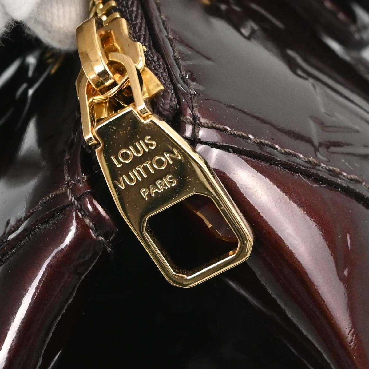Louis Vuitton Sherwood Monogram Vernis, Purple, Patent Leather, Handbag