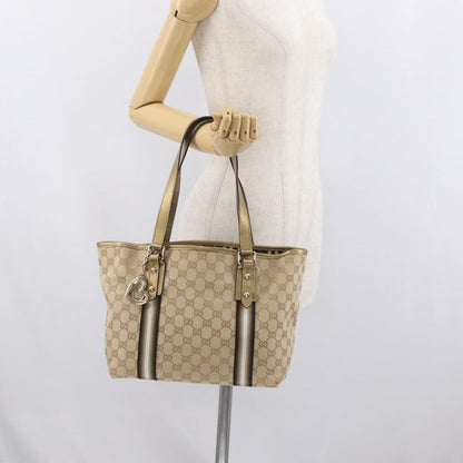 Gucci Jolicoeur GG Canvas, Beige, Canvas, Tote Bag