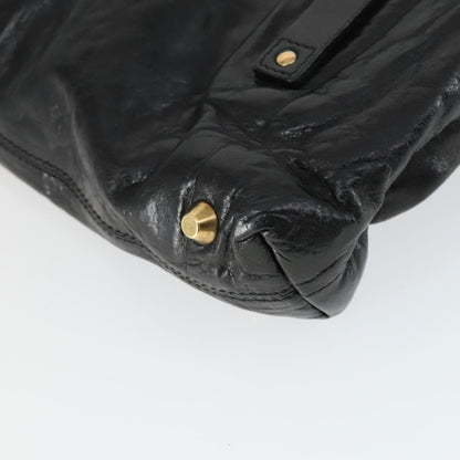 Chloe Victoria Leather, Black, Leather, Handbag