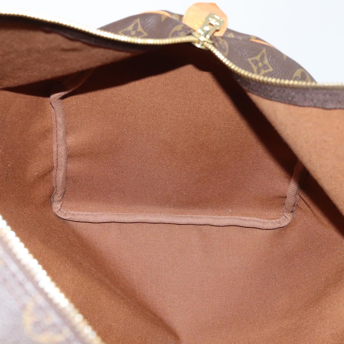 Louis Vuitton Keepall Bag Monogram Canvas, BROWN, CANVAS, Travel bag