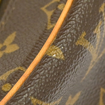 Louis Vuitton Boulogne Monogram, Brown, Canvas, Shoulder Bag