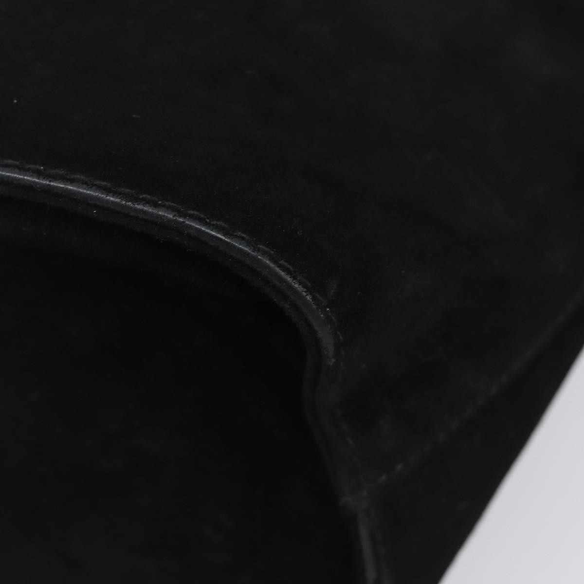Salvatore Ferragamo Vala Suede, Black, Suede, Shoulder Bag