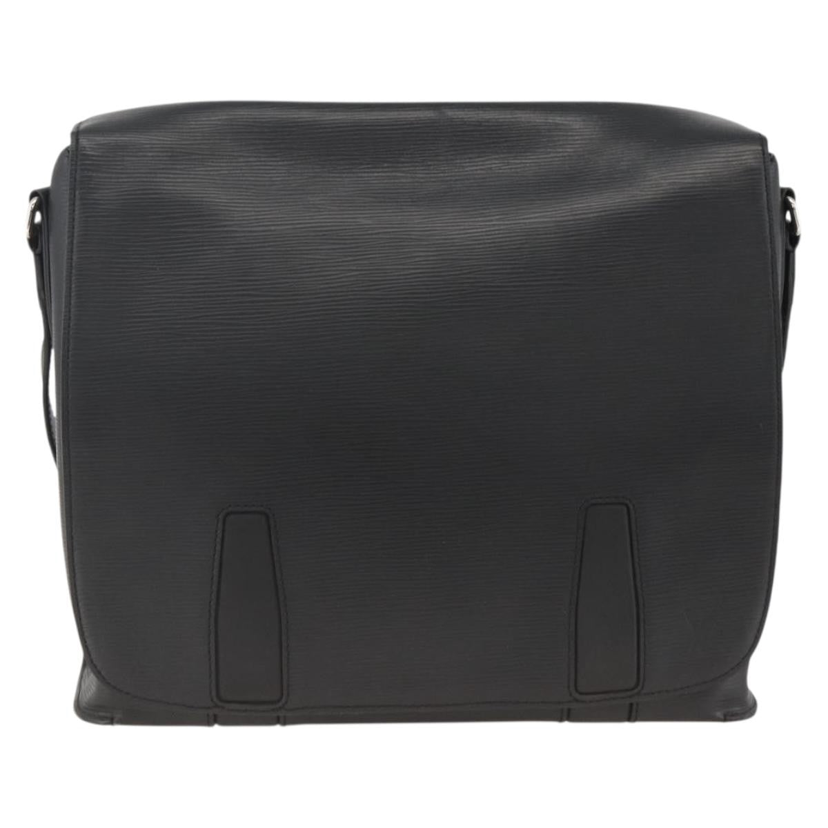 Louis Vuitton Harrington Messenger Epi Leather, Black, Leather, Handbag
