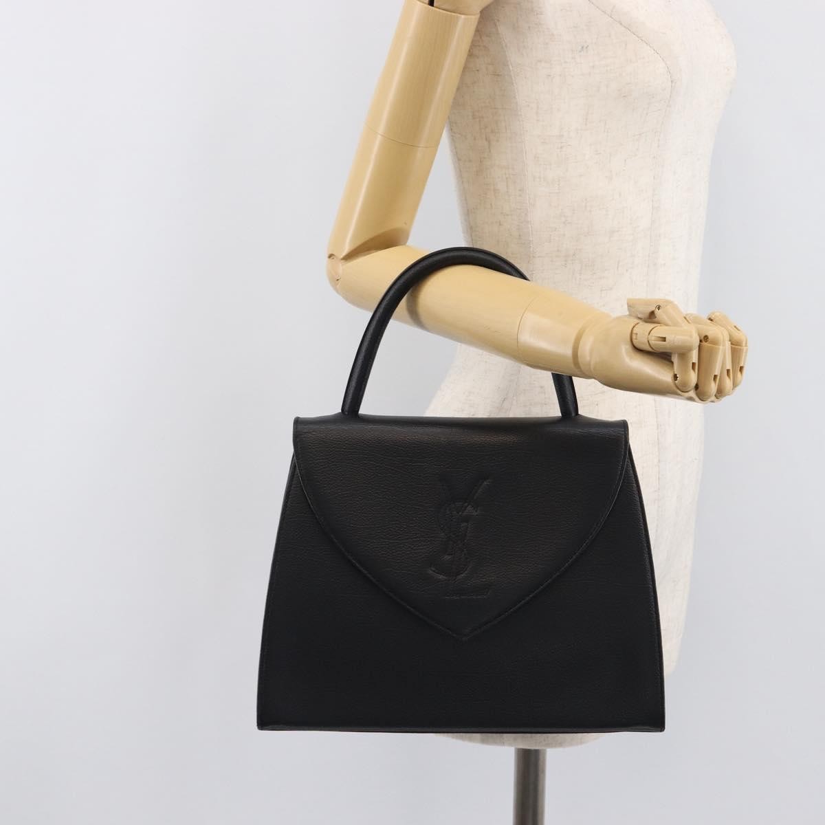 Saint Laurent Handbag Leather, Black, Leather, Handbag