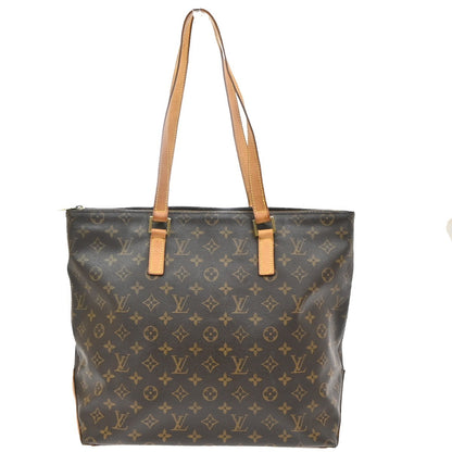 Louis Vuitton Cabas Mezzo Monogram Canvas, Brown, Canvas, Tote Bag