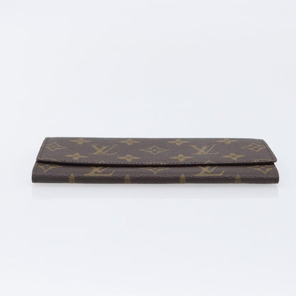 Louis Vuitton Long Macassar Monogram Canvas, Brown, Canvas, Wallet