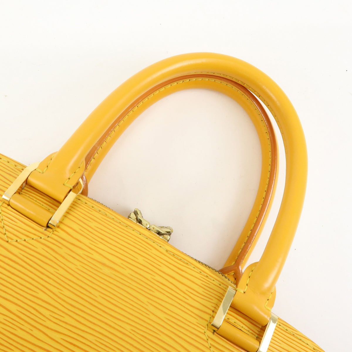 Louis Vuitton Pont Neuf Epi Leather, Yellow, Leather, Handbag