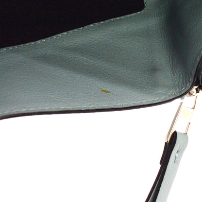 Loewe Hammock Leather, Blue, Leather, Handbag