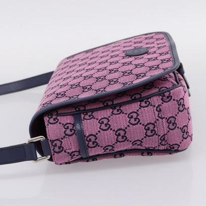 Gucci Children's Messenger GG Canvas, Pink, Canvas, Handbag