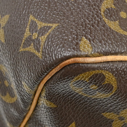 Louis Vuitton Speedy Monogram Canvas, Brown, Canvas, Handbag