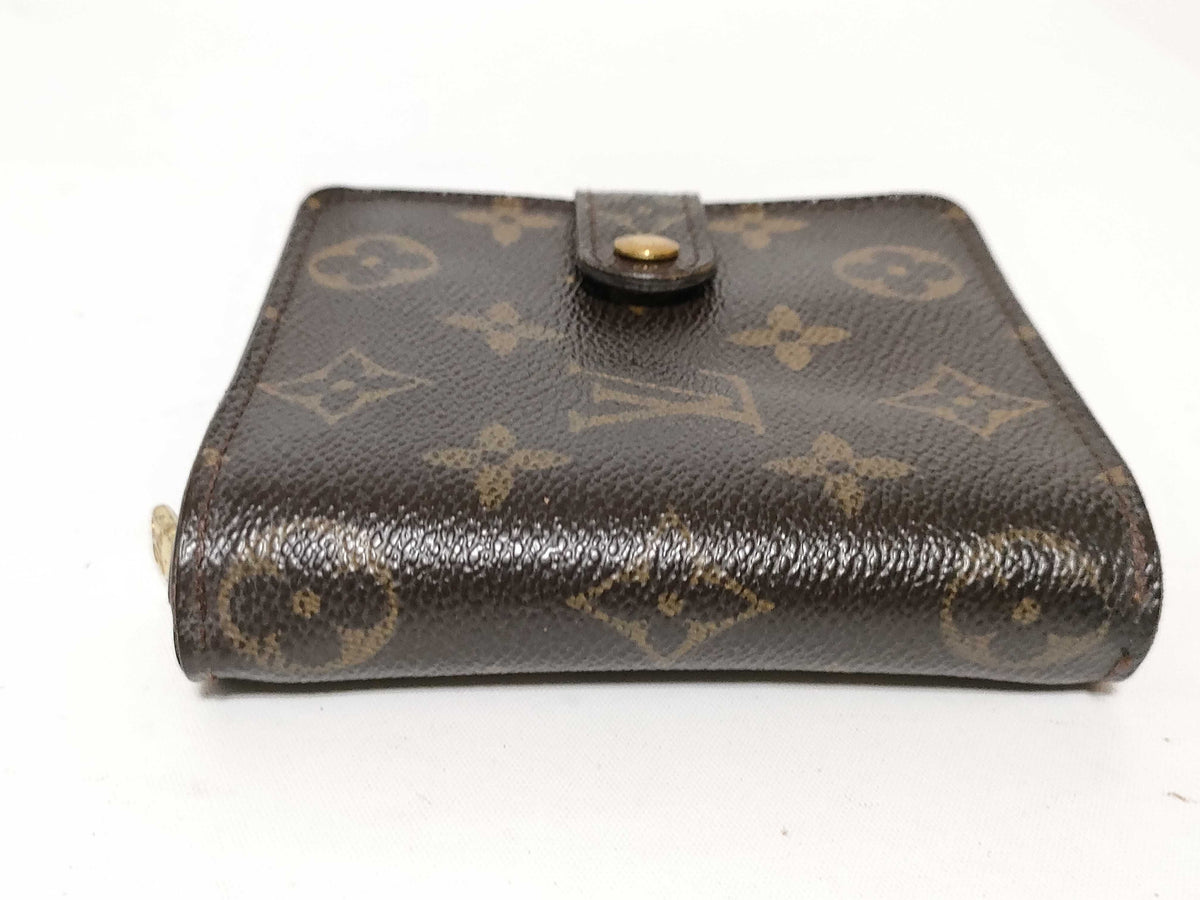 Louis Vuitton Compact Zip Perforated Monogram Canvas, Brown, Canvas, Wallet