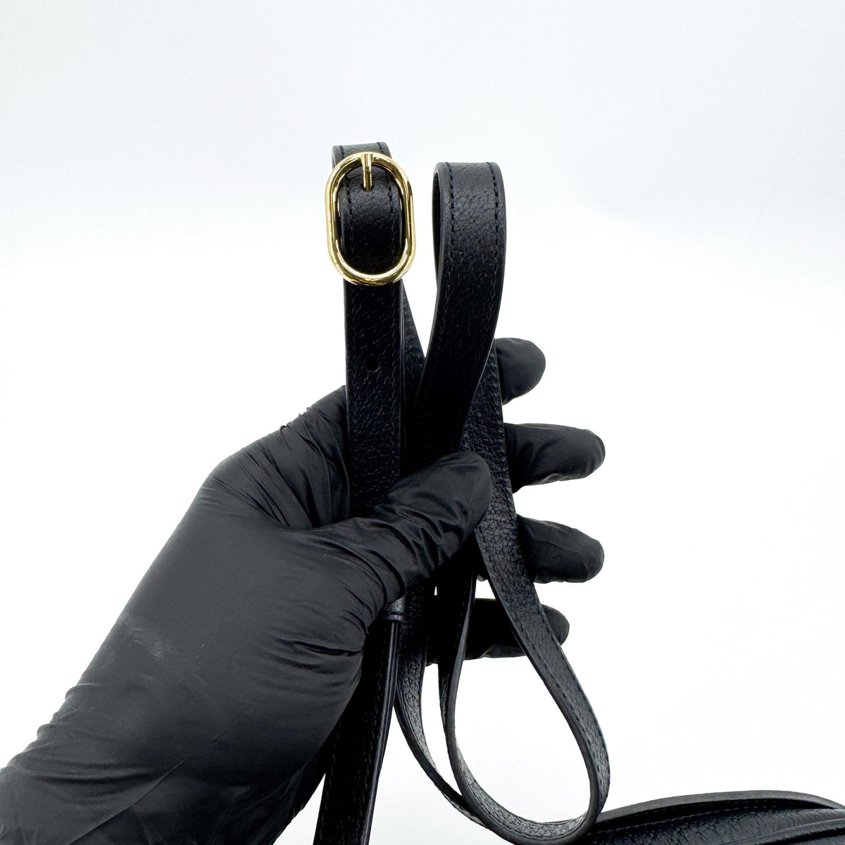 Gucci Ophidia Leather, Black, Leather, Shoulder Bag