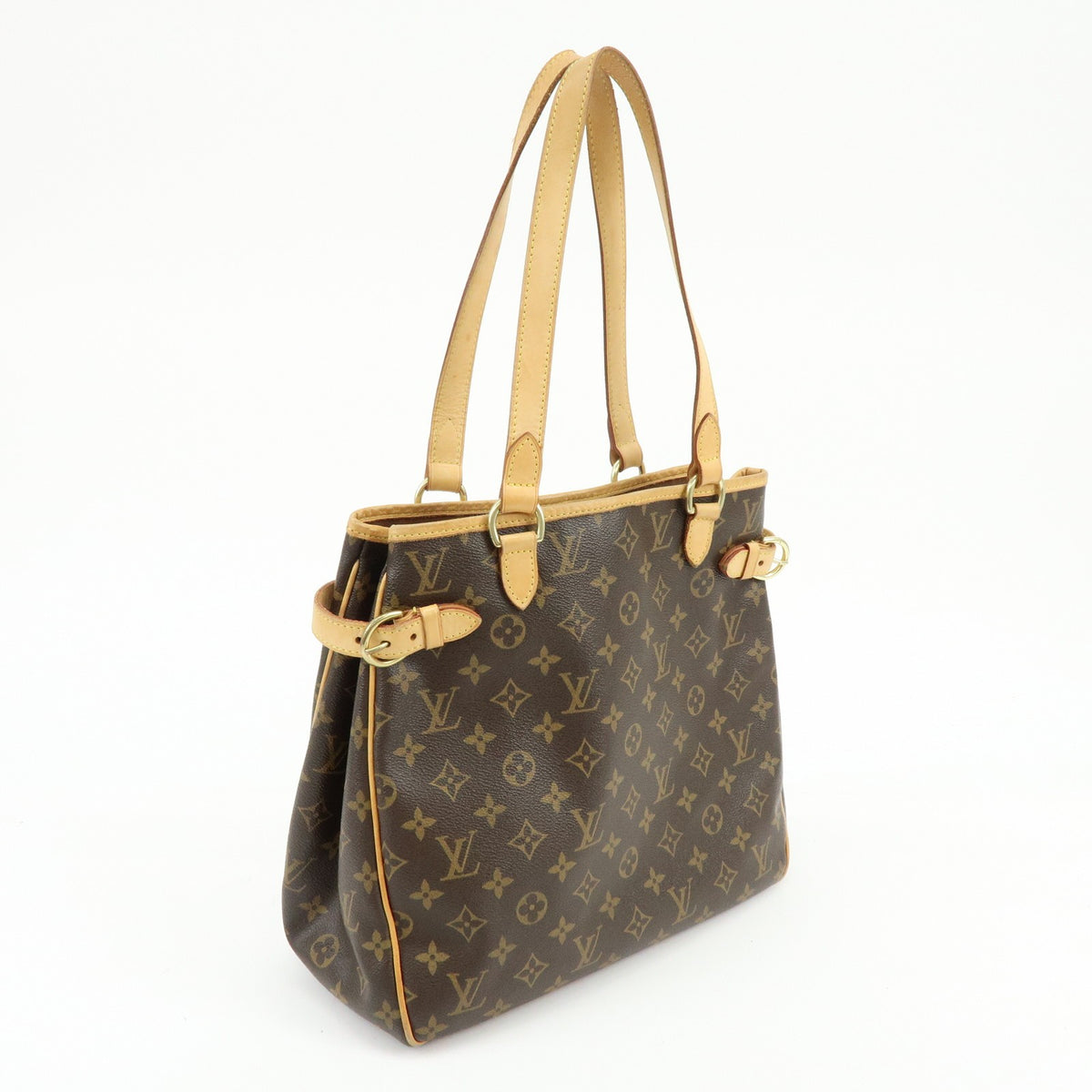 Louis Vuitton Batignolles Monogram Canvas, Brown, Canvas, Tote Bag