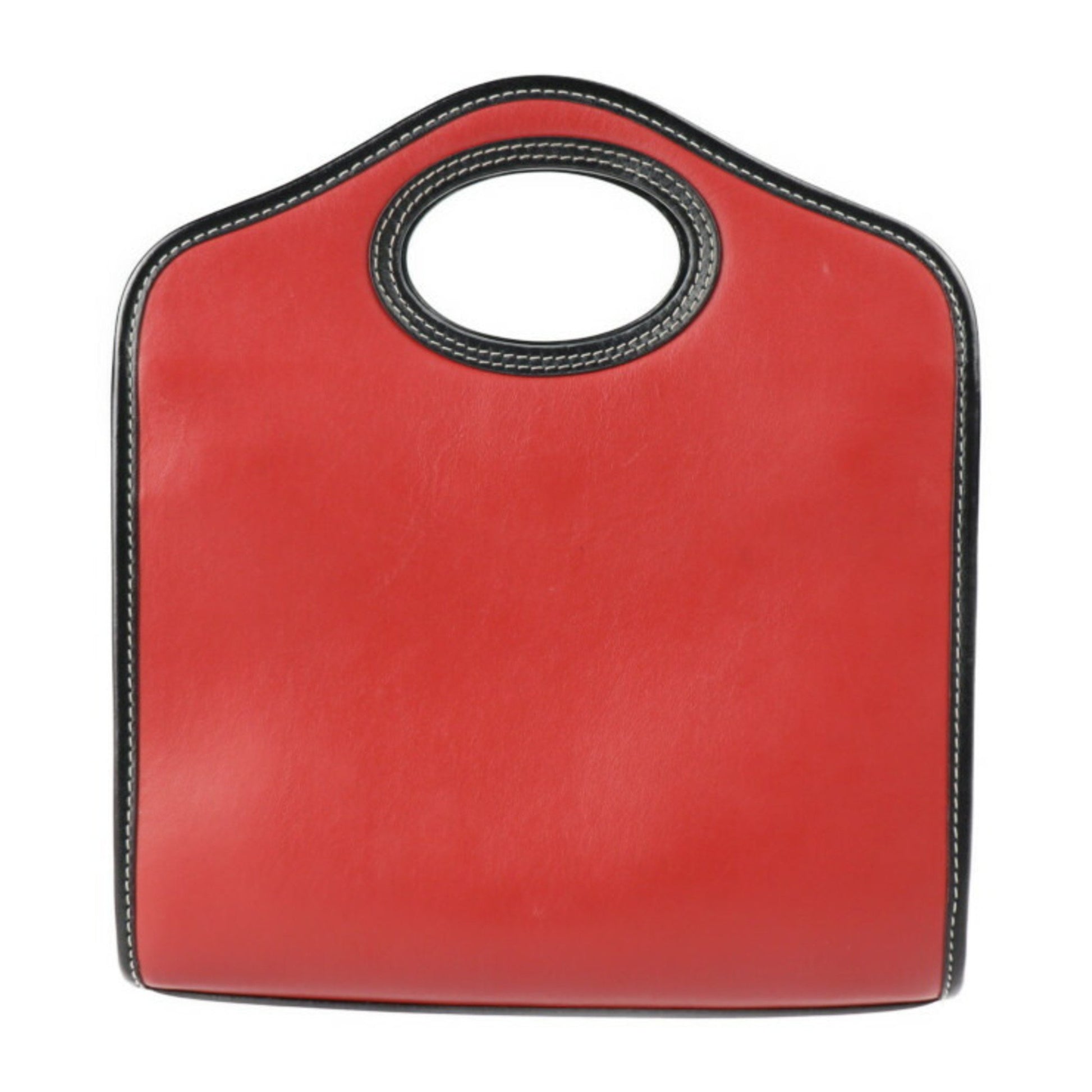 Burberry Mini Pocket Bag, Red, Leather, handbag