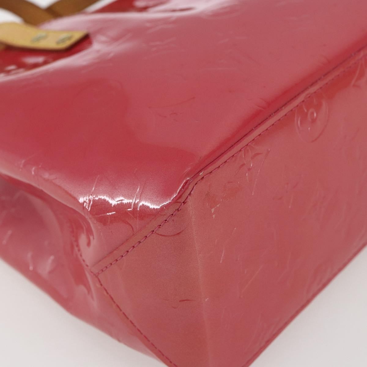 Louis Vuitton Reade Monogram Vernis, Pink, Patent Leather, Handbag