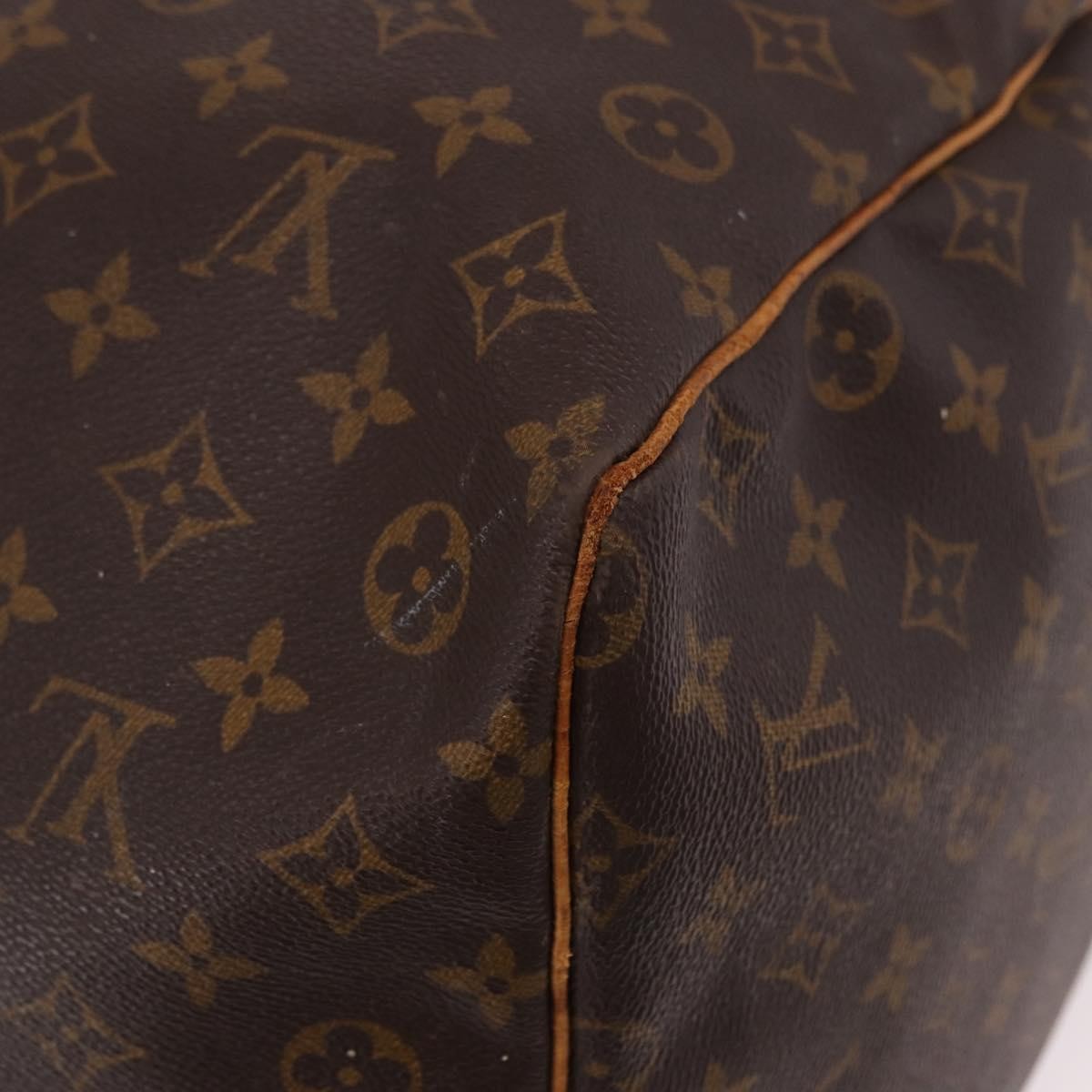 Louis Vuitton Keepall Monogram, Brown, Canvas, Travel Bag